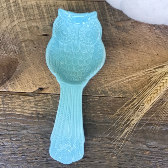 Cost Plus World Market Other - Teal owl designed spoon rest